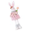 Spring Countrysides Rabbit Decoration Adjustable Long Legged Easter Rabbit House Accessories Office Desk Dropshipping