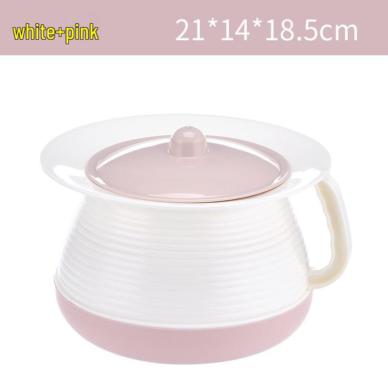 Thickened Plastic Adult & Children's Nighttime Urinal with Lid - Unisex Bedroom Commode