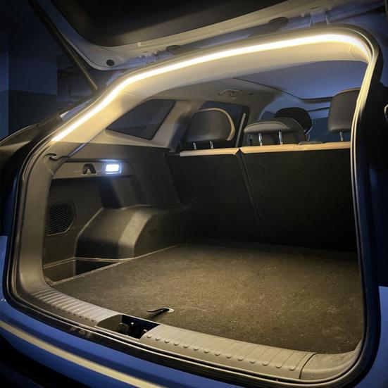 Dynamic Flowing Car Trunk Light Strip Universal Fit Easy To Install Interior Illumination Automatic Sensor Tail Box LED Light Strip