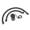 3OZ Oil Catch Can Fine Mesh Filter Air Oil Separator Catch Can Kit with Hose for 1500 5.3L 6.2L 2019‑2022