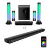 Ultimea Apollo S70 Ultra 7.1-kanałowy odłączany soundbar, zestaw głośników z subwooferem, dynamiczne oświetlenie