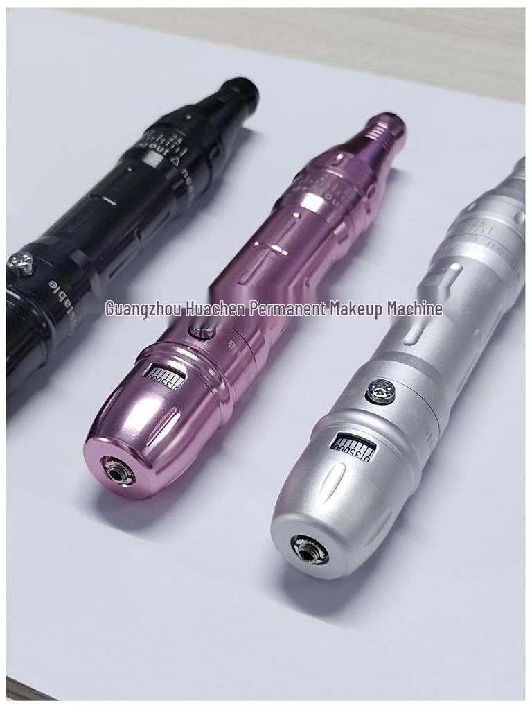 All-in-One Dual Battery Permanent Makeup Machine for Eyeliner, Lip, and Eyebrow Tattoos