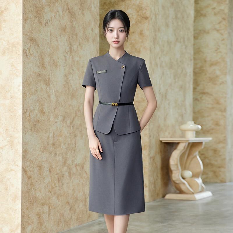 Trueman Women s Elegant Summer Professional Suit Set XL