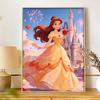 Disney Diamond Painting Kit Princess Belle Style Home Decor Craft Perfect Gift Idea Diamond Art