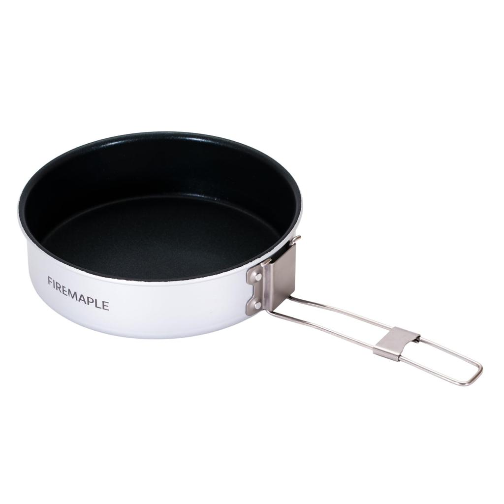 FIREMAPLE Frost 6" Aluminum Frypan, 500ml, Lightweight and Compact, Perfect for Mountaineering, Camping, and Hiking, with Storage Bag