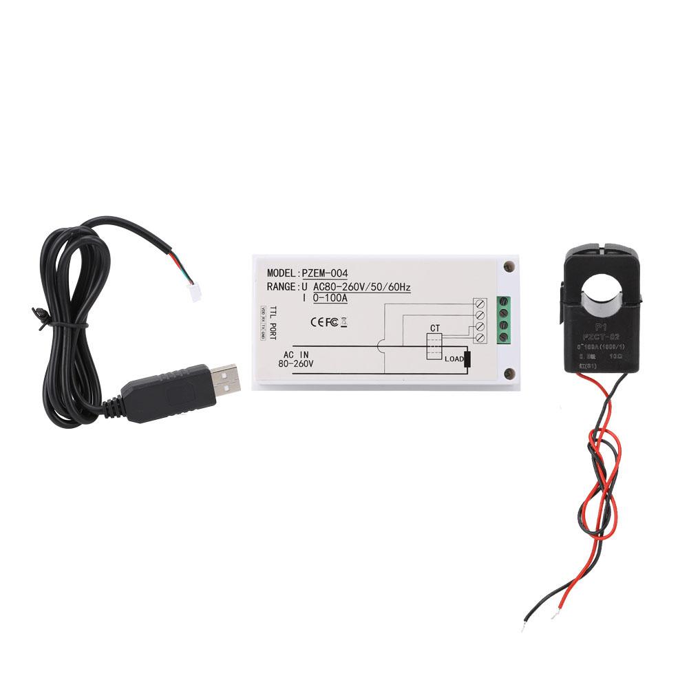 

LED Digital Display Voltage Current Power Energy Meter Multifunction Tester(PZEM004 (Tester Split