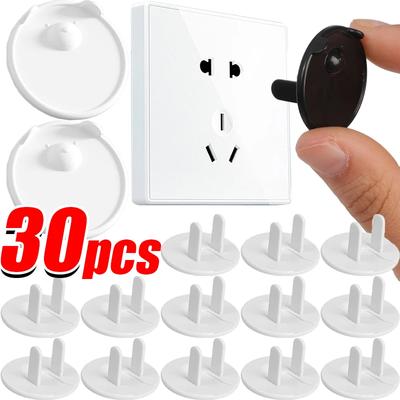 10Pcs American Standard Power Outlet Cover Protective Electrical Safety Socket Baby Safe Guard Counter Electric Shock Protectors
