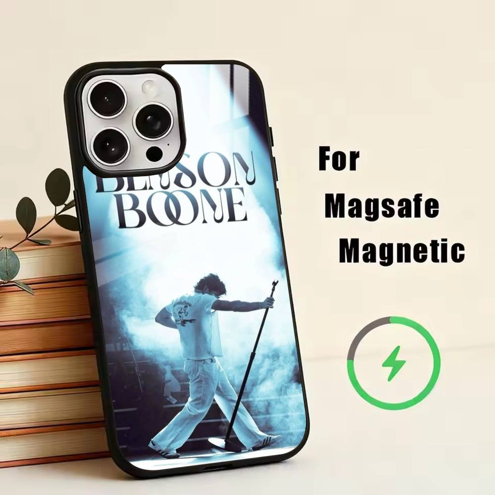 Man in Me Benson Boone Telefoonhoesje Voor iPhone17,16,15,14,13,12,11 Plus,Pro Magnetisch Voor Magsafe Draadloos Opladen