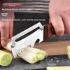Multifunctional Onion Cutter Kitchen Tool. Stainless Steel Peeler Bottle Opener