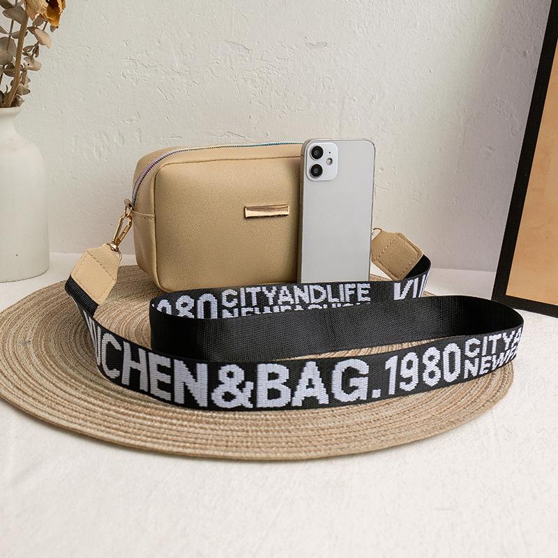 Women's Bags New Spring and Summer Small Square Bag Contrasting Letters One Shoulder Crossbody Bags Women's Bags