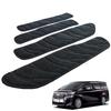 Fenice Car Mat Step Mat Made in Japan Vellfire Vellfire Hybrid 30 Velcro Type 3M Super Strong Tape Included Wave Black Does Not Slip Car Mat Specialty