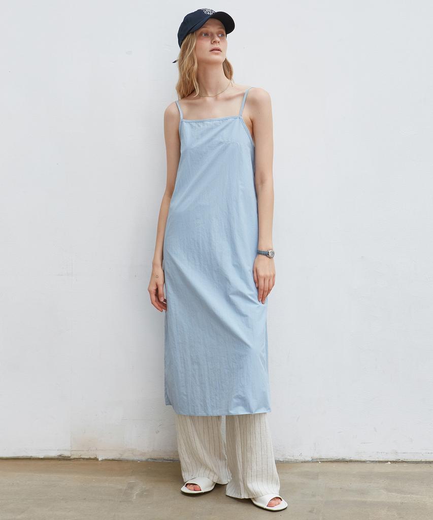 Nigaennikol Mood Sleeveless Long Dress_Sky Blue