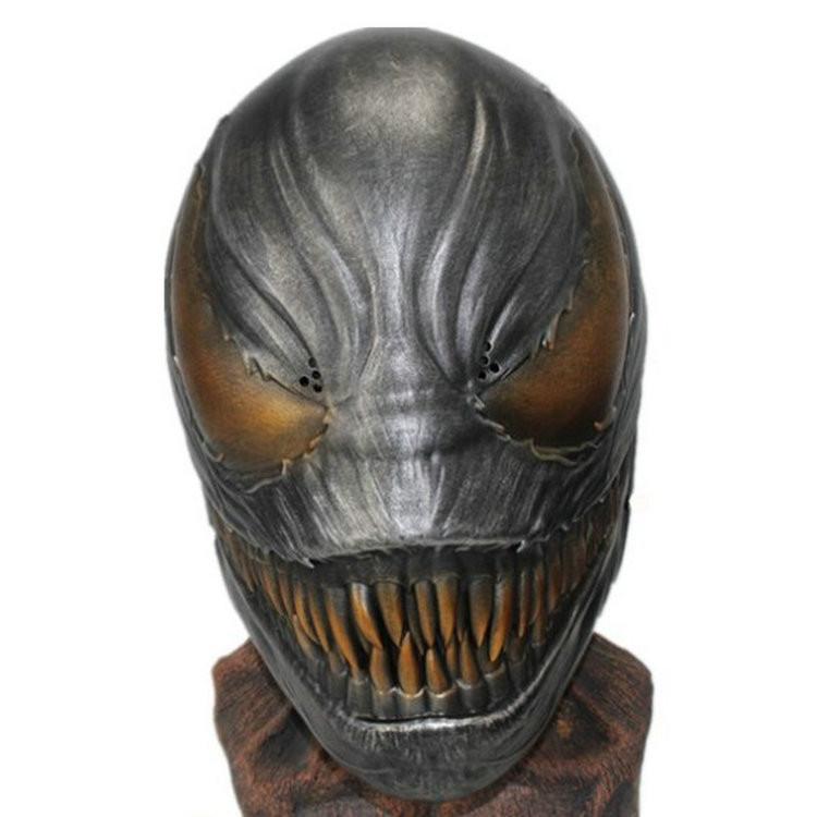 Venom Face Mask Horror Style Resin Prop For Halloween And Christmas Use