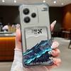 Card Slot Pocket TPU Case For Xiaomi Poco X6 F6 X5 Pro M6 Pro C65 Aircraft Printed Soft Silicone Phone Cover For Poco F6 X5 X6