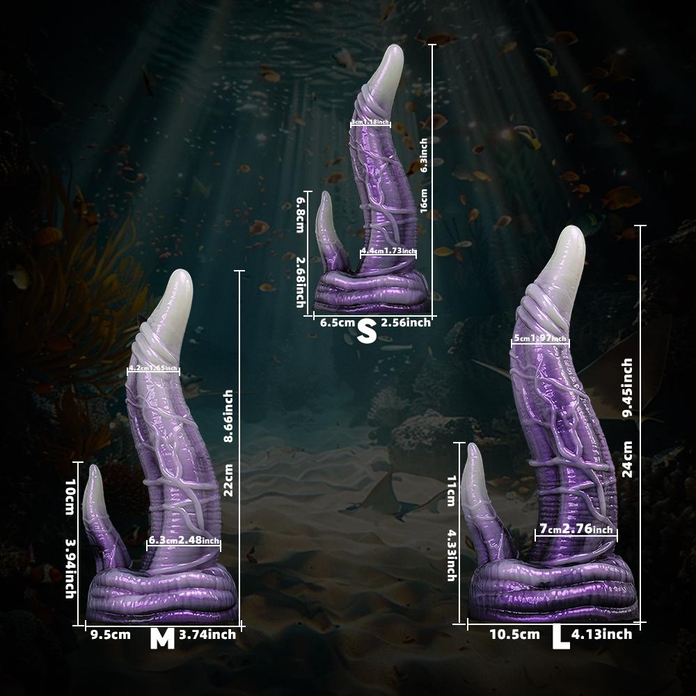 Anal Plug Monster Sex Toy Simulated Penis Vaginal Dick Massager Stimulating G-Spot Suitable For Couple Training Sex Toys