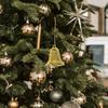 12 Stück Weihnachtsglocken Hängende Ornamente Kunststoff Weihnachtsbaum Dekorationen Festliche Hängende Anhänger Feiertagsparty Dekor