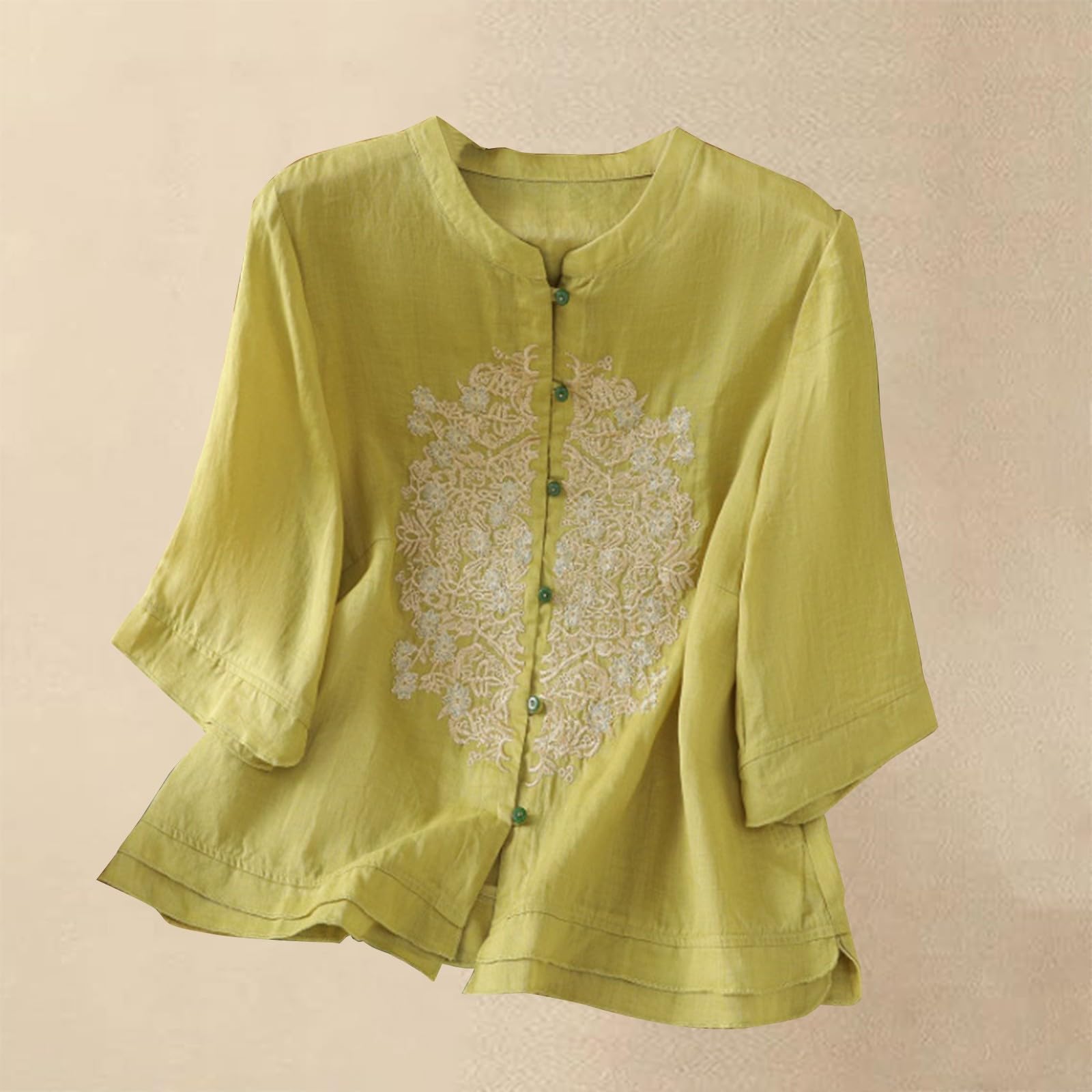 

Женская модная повседневная ретро-футболка с принтом XXXL жёлтый