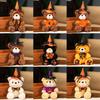 Halloween Hat Witch Teddy Bear Plush Toy Stuffed Doll Bedroom 28cm Decoration