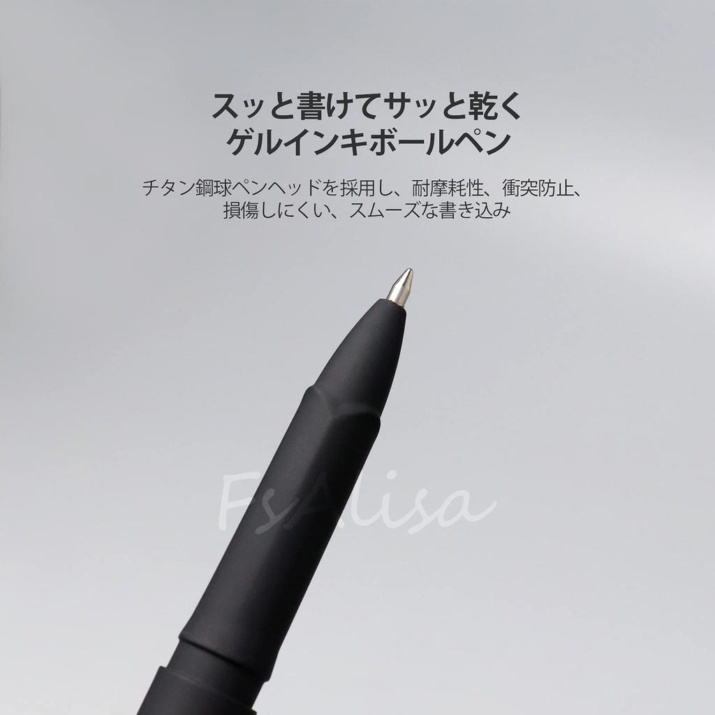 FsAlisa Gel Gelbläck Kulpenn High Sign Svart och Mörk Set för Kontor Officiella och Läxpennor, Pennor, Kapacitet, 0,5/0,7 mm, Pennor, Blå, 5,