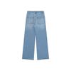 HAZZYS Women's PHIZ Series Washed Wide-Leg Denim Pants