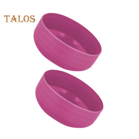 

2 шт. силиконовый чехол для бутылки с водой на 24 унции, защитный держатель для дна, чехол, не содержащий бисфенол-А, нескользящие чехлы, простые в использовании аксессуары для защиты бутылок розы красного