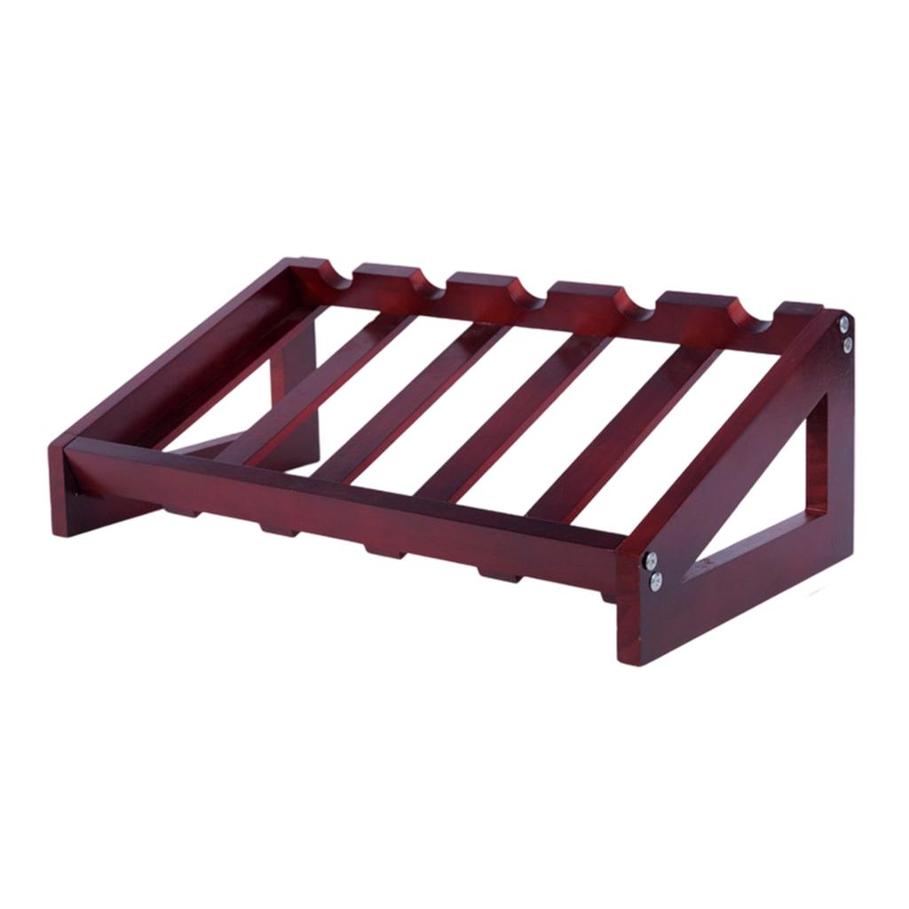 Rustic Style Wooden Wine Rack For Home Kitchen Bar Decorations Durable Storage Shelf For Wine Bottles Display
