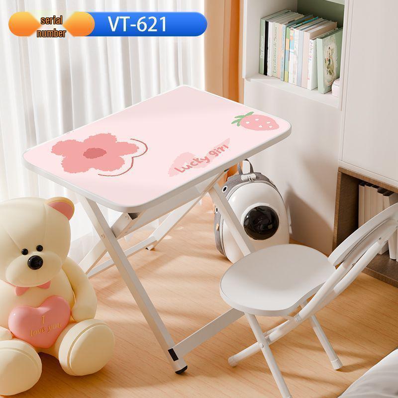 Przenośny wielofunkcyjny składany zestaw biurka i krzesełka dla dzieci - Nie wymaga montażu