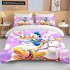 Collezione Biancheria da Letto Morbida Stampata con Paperino e Paperina Disney Copripiumino Cartone Animato Piumone Federa Bambini Ragazzi Ragazze Adulti Regalo King