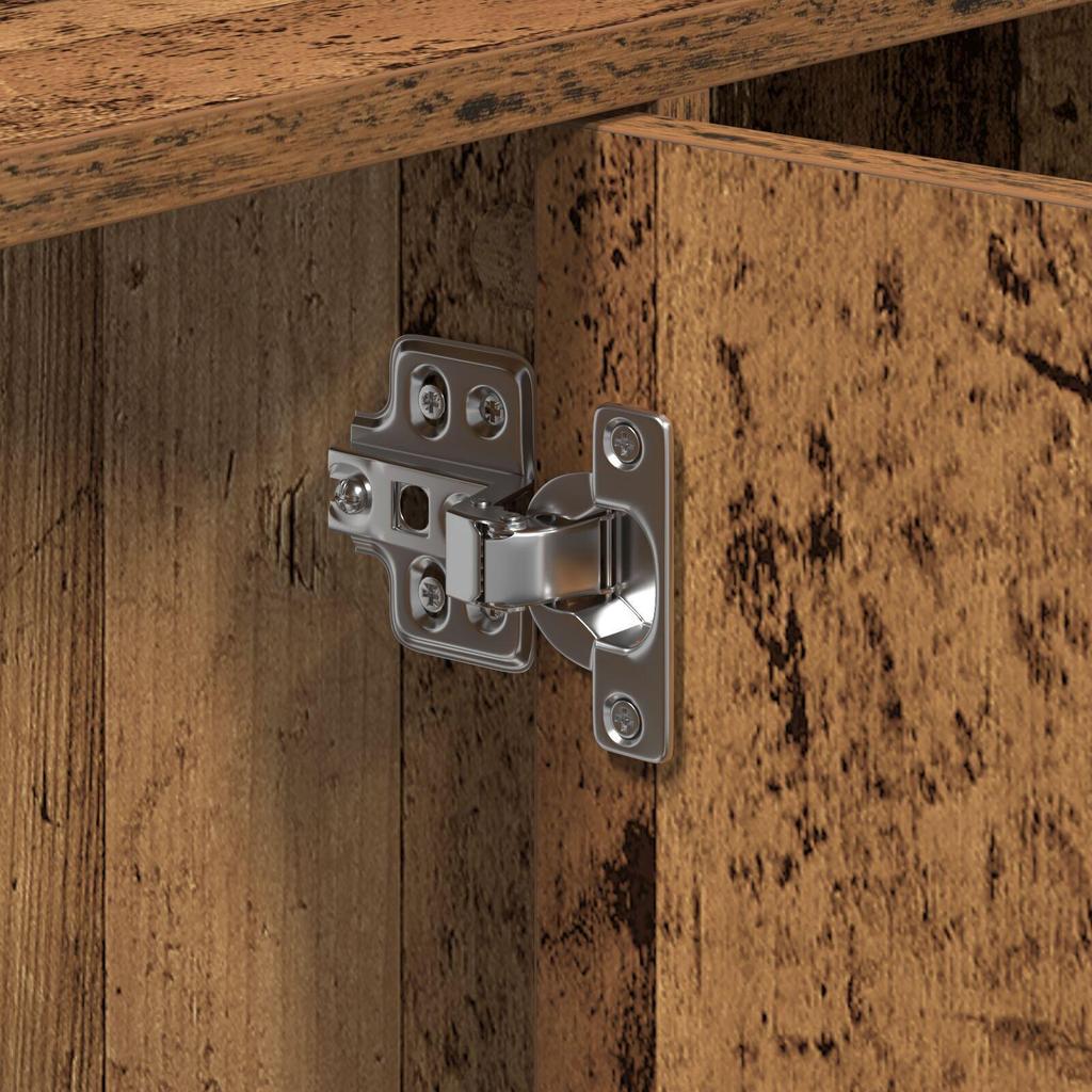 vidaXL Spültischschrank Altes Holz 90x29x55 cm Holzwerkstoff