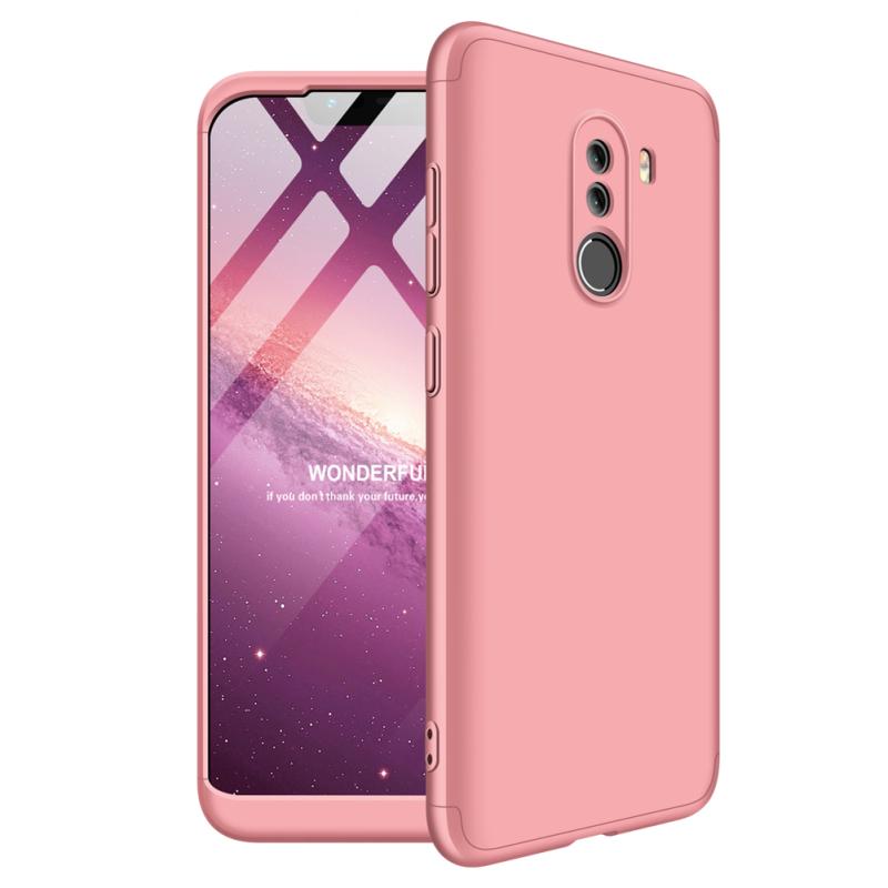 Per XIAOMI Pocophone F1 Cover Posteriore Ultra Sottile in PC Antiscivolo Antiurto Custodia Protettiva Integrale a 360 Gradi