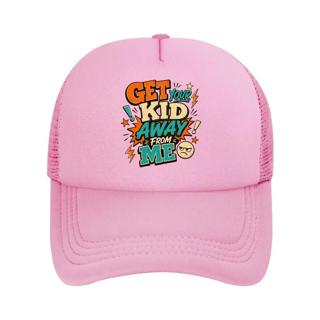 Funny Protective Parent Warning Quot Mesh Baseball Cap Polyester Forward Observations Hat Adjustable Golf Hat Summer