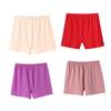Seniors Women Cotton Underwear Loose Soft Boxer Briefs High-Waisted Boyshorts Panties for Middle Elderly Ladies