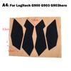 For Logitech G102 G305 G304 G402 G900 Mouse Anti-Slip Tape Sweat Resistant Pads