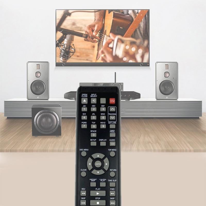 Plastic Constructed Remote Controls for DVDs Recorders Resistant to Drops Ensuring Long Performances for Families