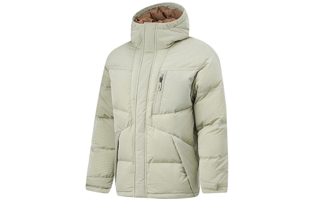 Li Ning Sports Life Collection Down Jacket Unisex Limewash Gray AYMT065-5 L