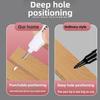 Long-nose Marker Pen with Fine Tip, Waterproof, for Carpentry Marking, Oil-resistant, White, Quick-drying Paint Marker