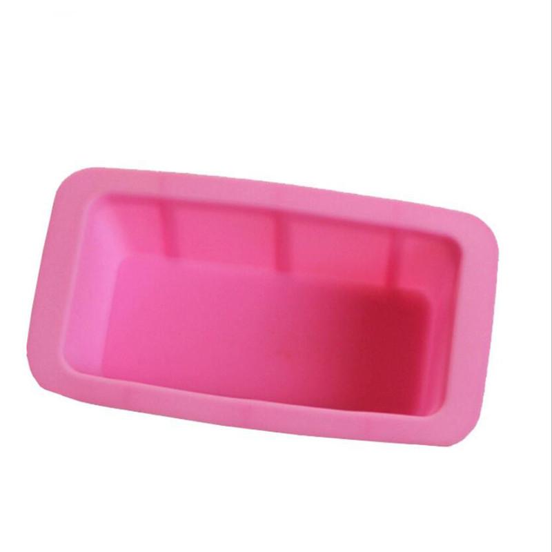 Silicone Mold Rectangle Shape Soap Mold Muffin Case Candy Jelly Ice Cake Silicone Silicone Cake Tool Chocolate Mold