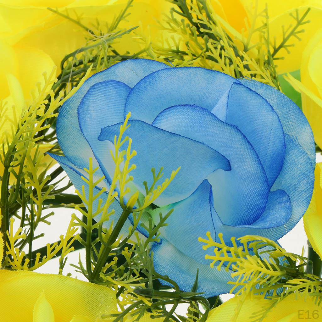 Artificial Grave Flower Wreath Funeral Cemetery Decoration 30cm