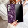 Squisita Custodia per Telefono Antiurto Glitterata con Diamanti Ribaltabile per Samsung Galaxy Z Fold 7 6 5 4 3 Materiale TPU Protettore Copertura Mobile