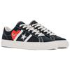Comme Des Garçons PLAY X Converse One Star Academy Pro Black Egret Unisex Sneakers Red A09870C