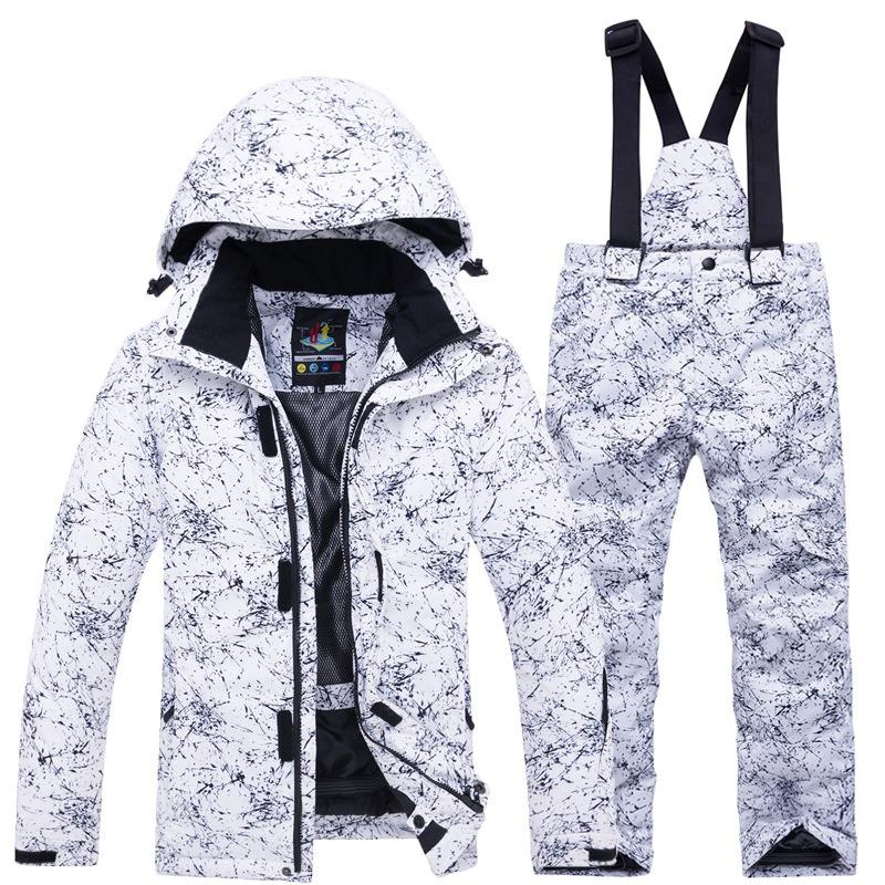 New ski suit boys and girls outdoor sports warm children's tops and pants trendy