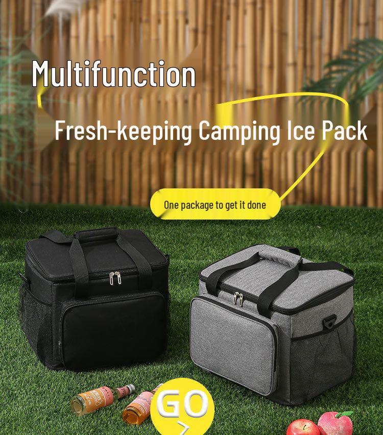 New Large Capacity Insulated Picnic Cooler Bag for Outdoor Use