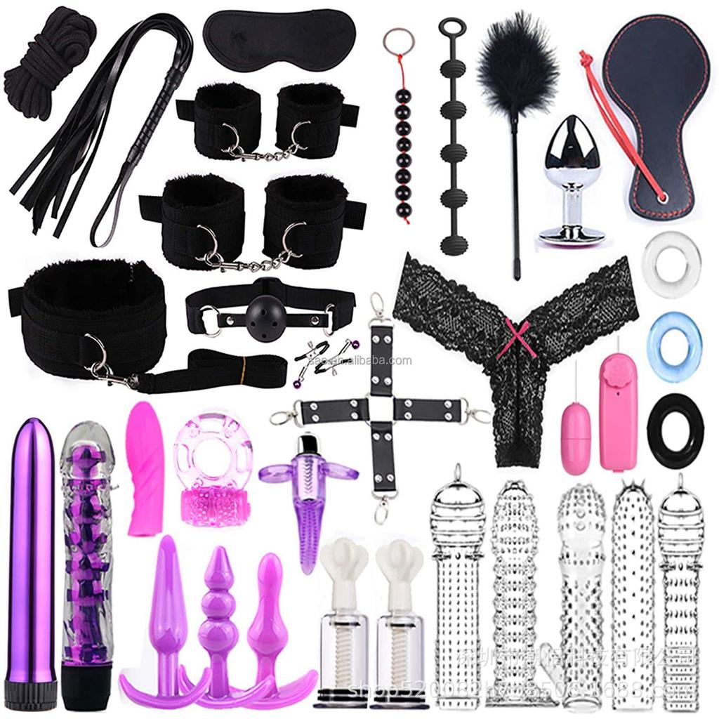 SacKnove 25/28/34 Piece BDSM Set Juguetes Sexuales Erotic Furniture Adult Couples Game Sex Toys Bondage Gear