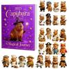 Christmas Capybara Advent Calendar Blind Box With Acrylic Figurines For Festive Decorations