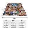 Families Guys Peter Griffin Blanket Fleece Spring Autumn Cartoon Funny TV Multifunction Soft Throw Blankets Office Plush Quilt