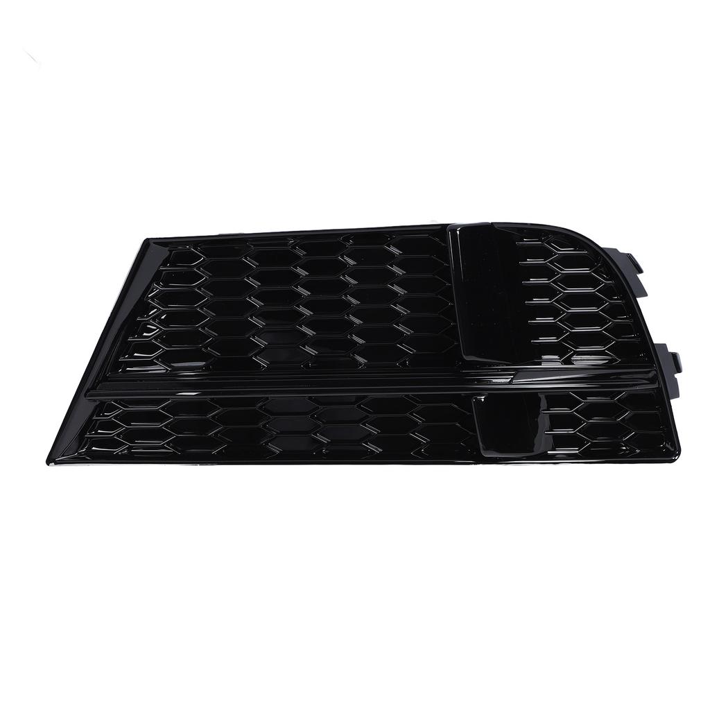 Front Bumper Fog Light Grille Glossy Black Side Bumper Fog Lamp Cooling Air Grill for A3 8v Sedan Sportback Convertible