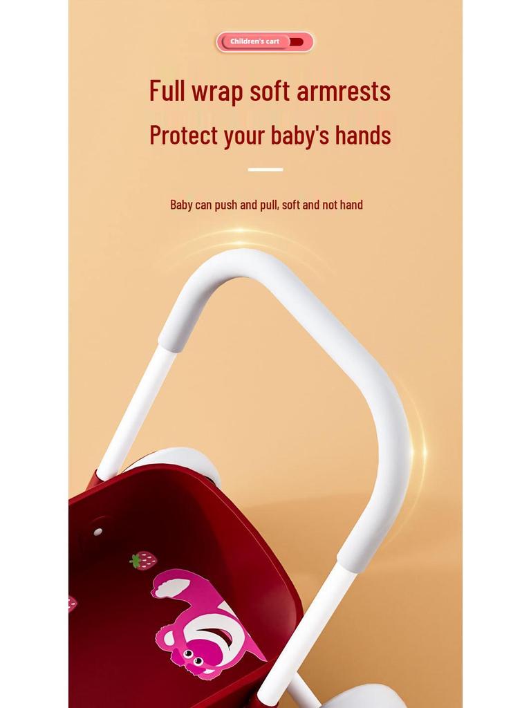 Multifunctionele Baby Loopwagen Kinderwagen voor 1-2 Jarigen - Peuter Hand Duw Speelgoed Auto Verjaardagscadeau