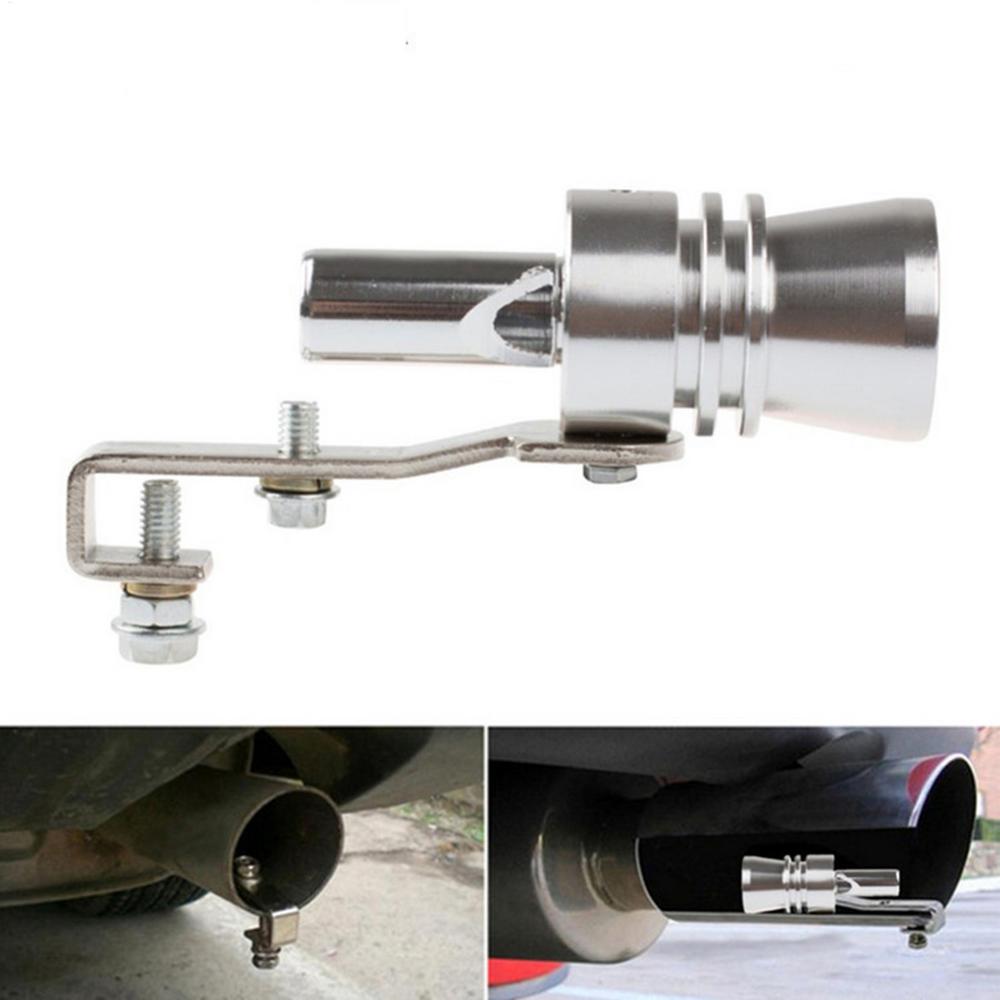 Universal Car Turbo Sound Whistle Muffler Exhaust Pipe Whistle Fake Simulator Whistler Car Styling Accessories Size S/M/L/XL