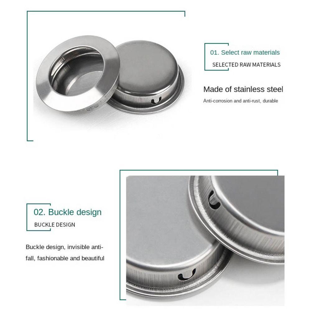 Skryté kliky Kulatá táhla posuvných dveří Nová neviditelná úchytka skříňky Skříňka