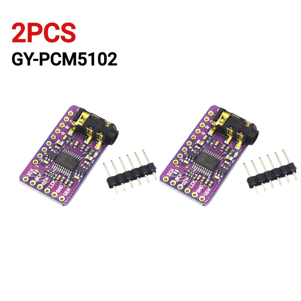 PCM5102 Digital Audio DAC Decoder Module I2S IIS Interface Lossless Digital Audio DAC Decoder Module for Arduino Raspberry Pi